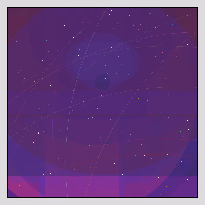 Color Field Starry B #124