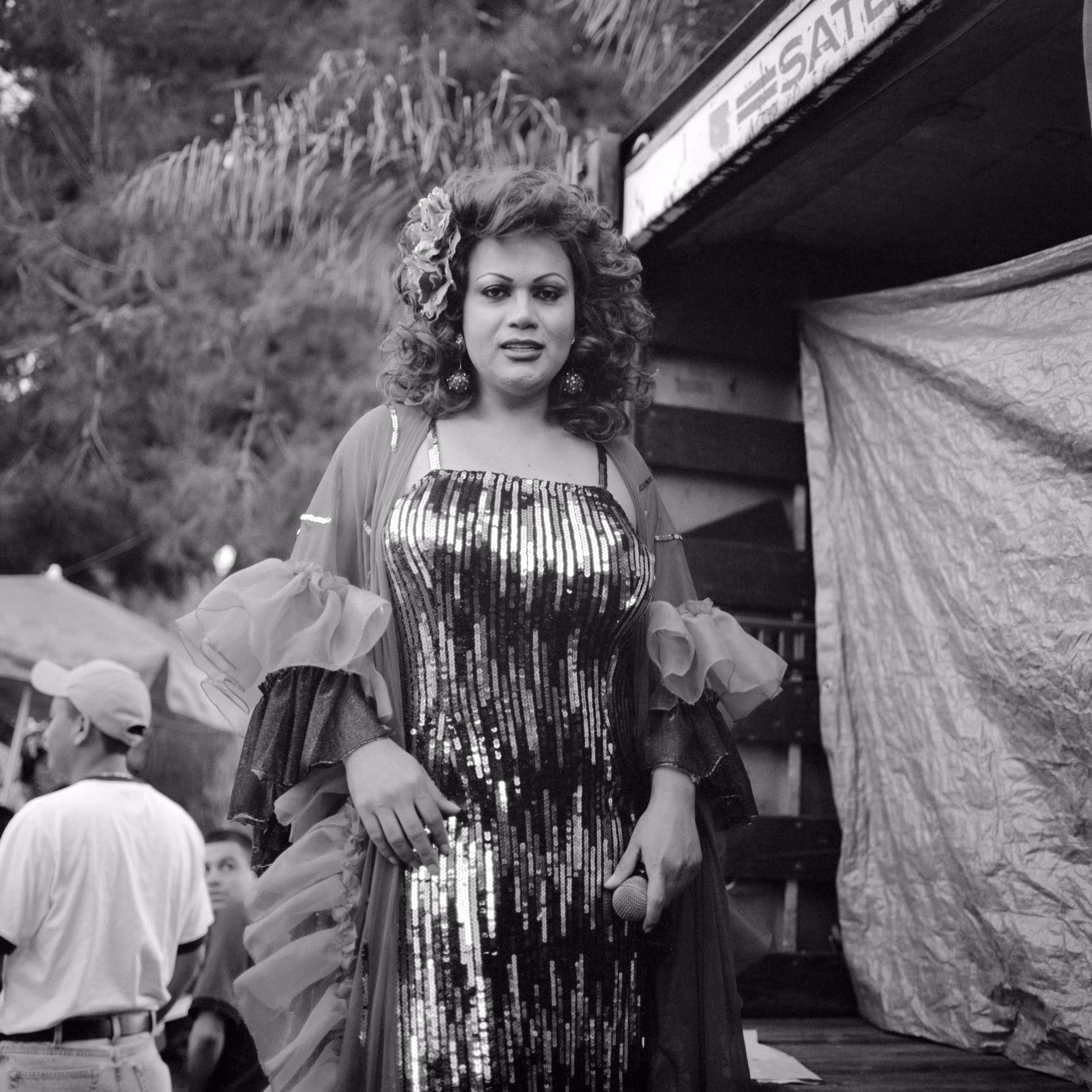 THE VILLAGE #40 PERFORMER WEARING A SEQUIN GOWN by Deanna Templeton