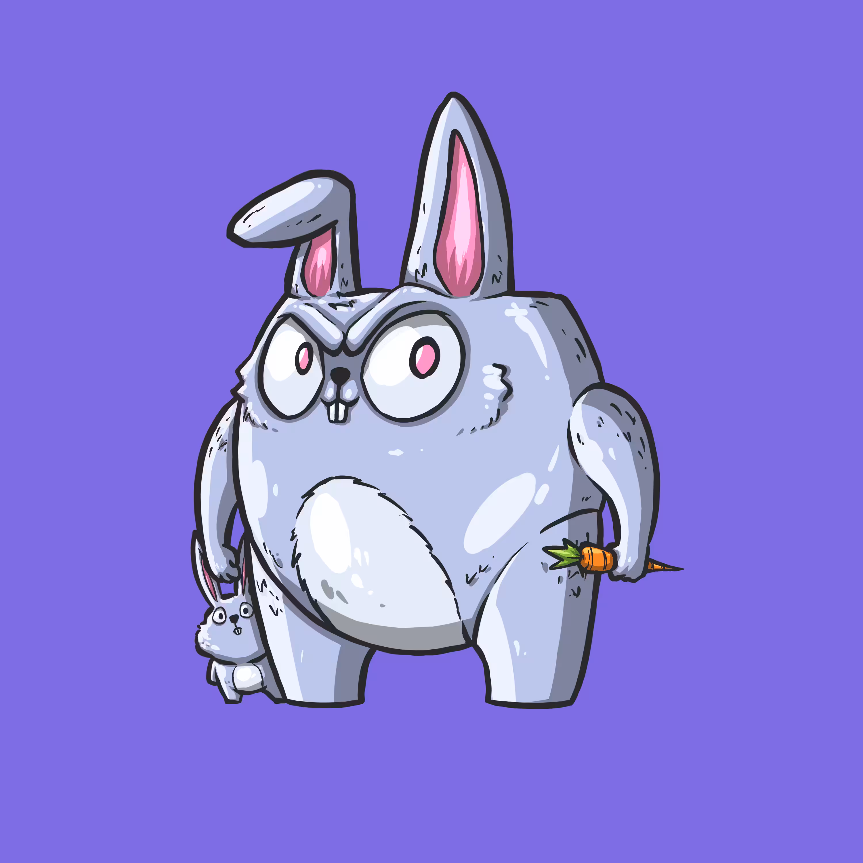 White Bunny Bucky
