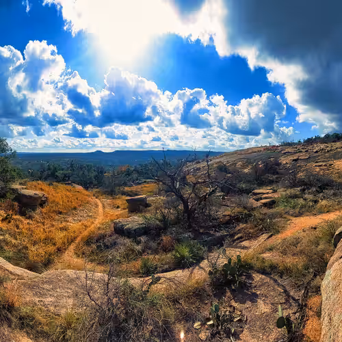 Enchanted Rock - Side Trail - Pano
