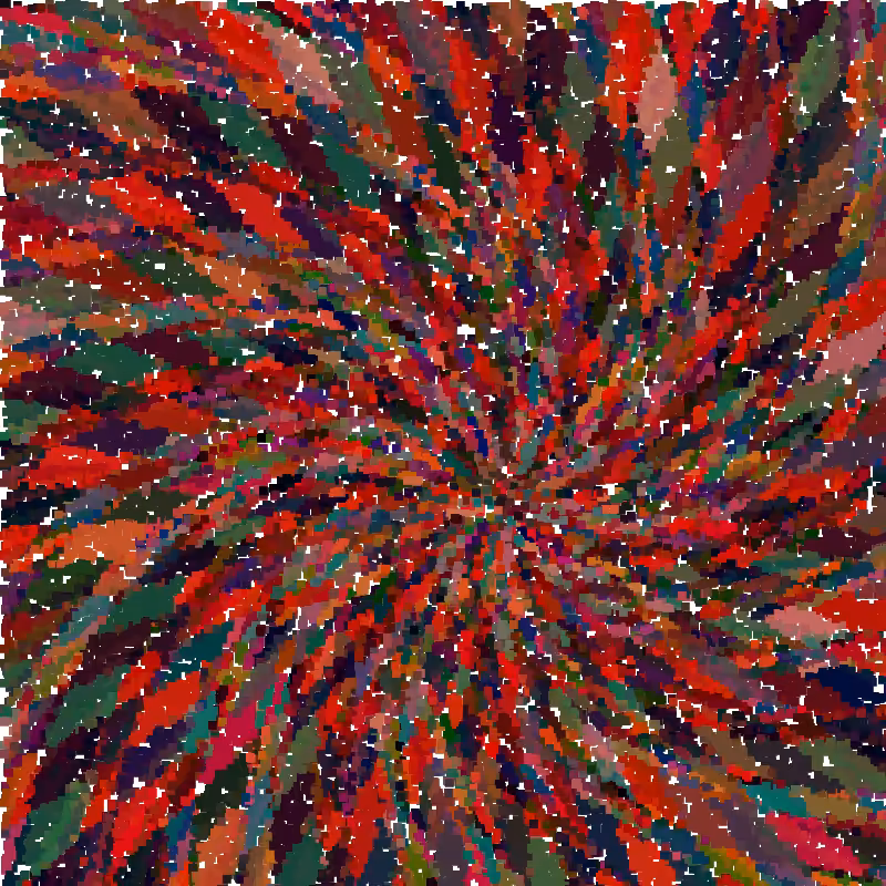Mosaic or stained glass drops #103