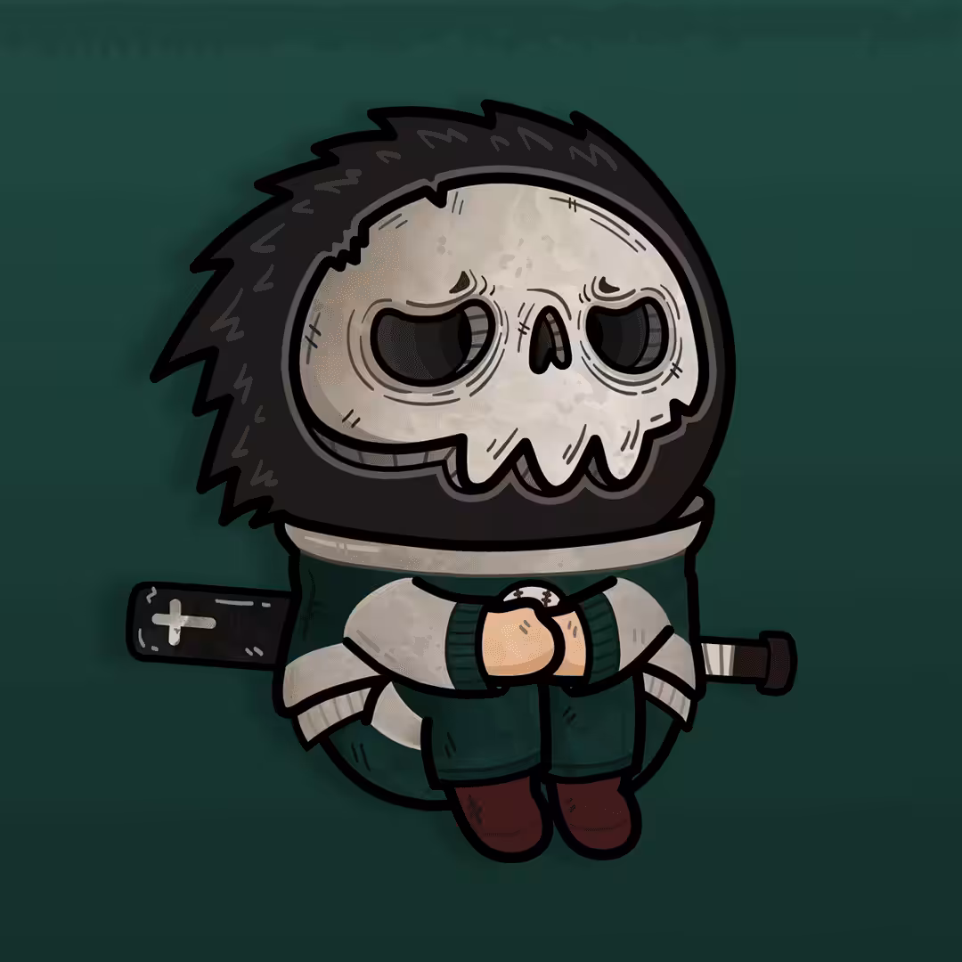 DEATH SKULL MASK CHARACTERS #011