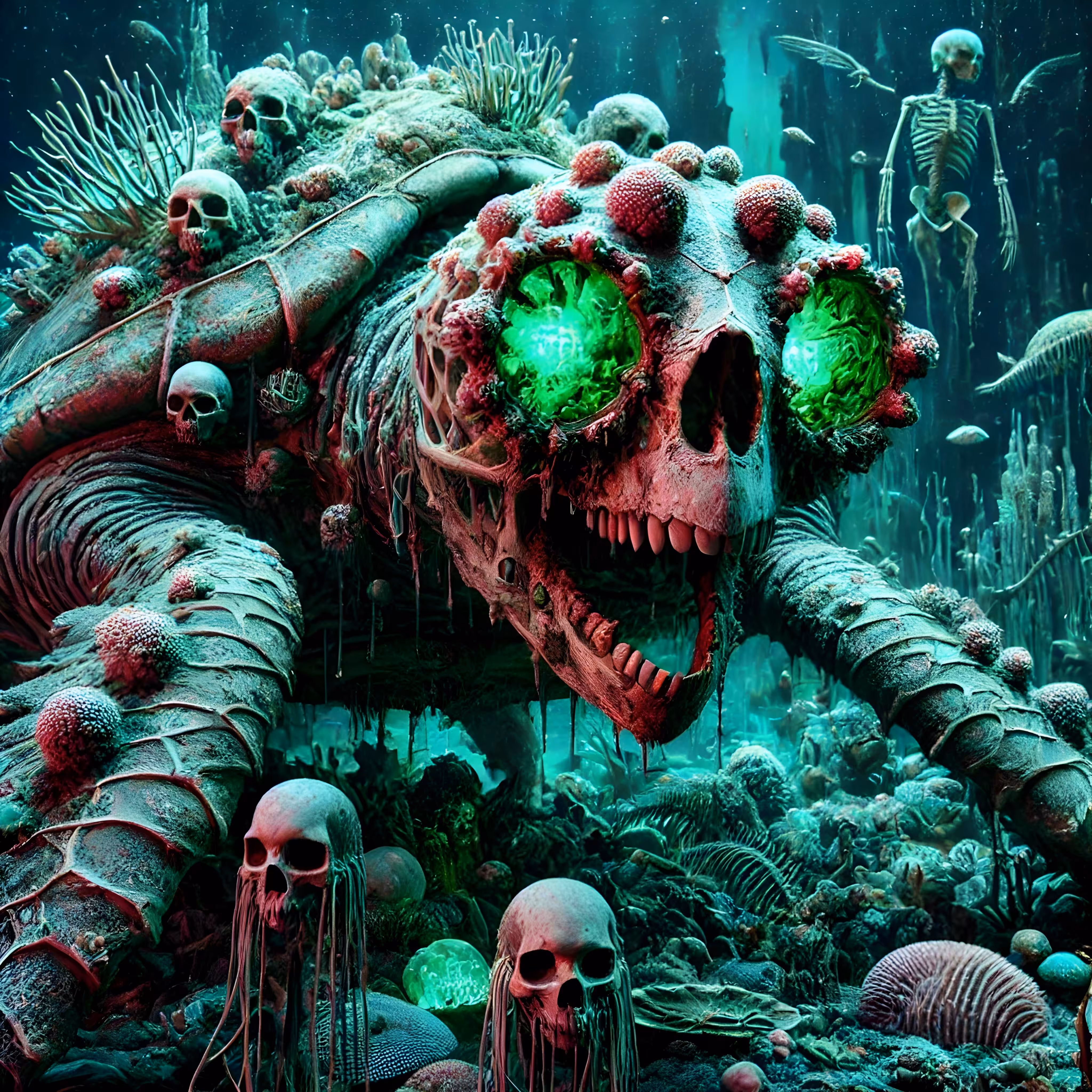 The Silent Depths: Turtle