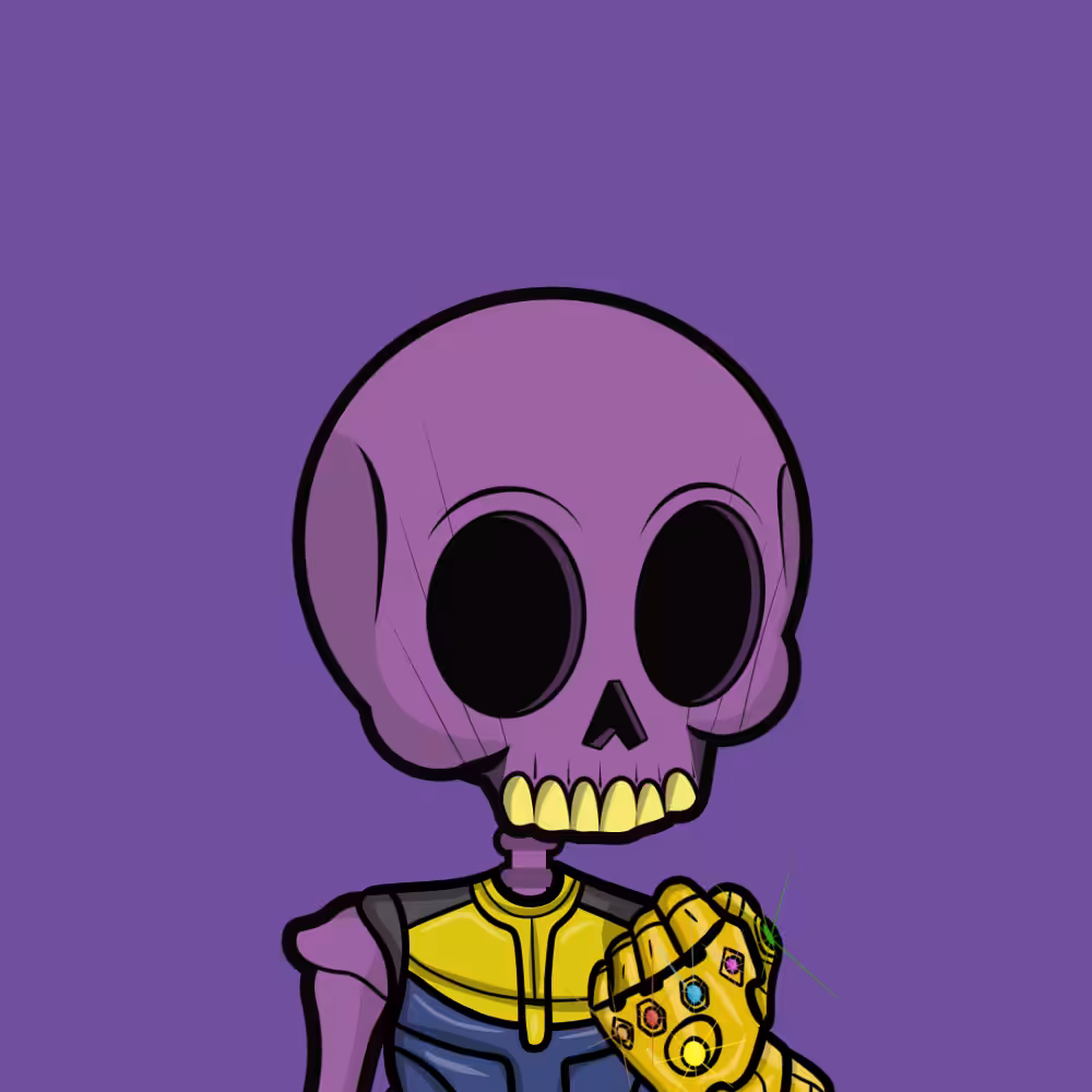 Edgar The Skeleton - Thanos #201