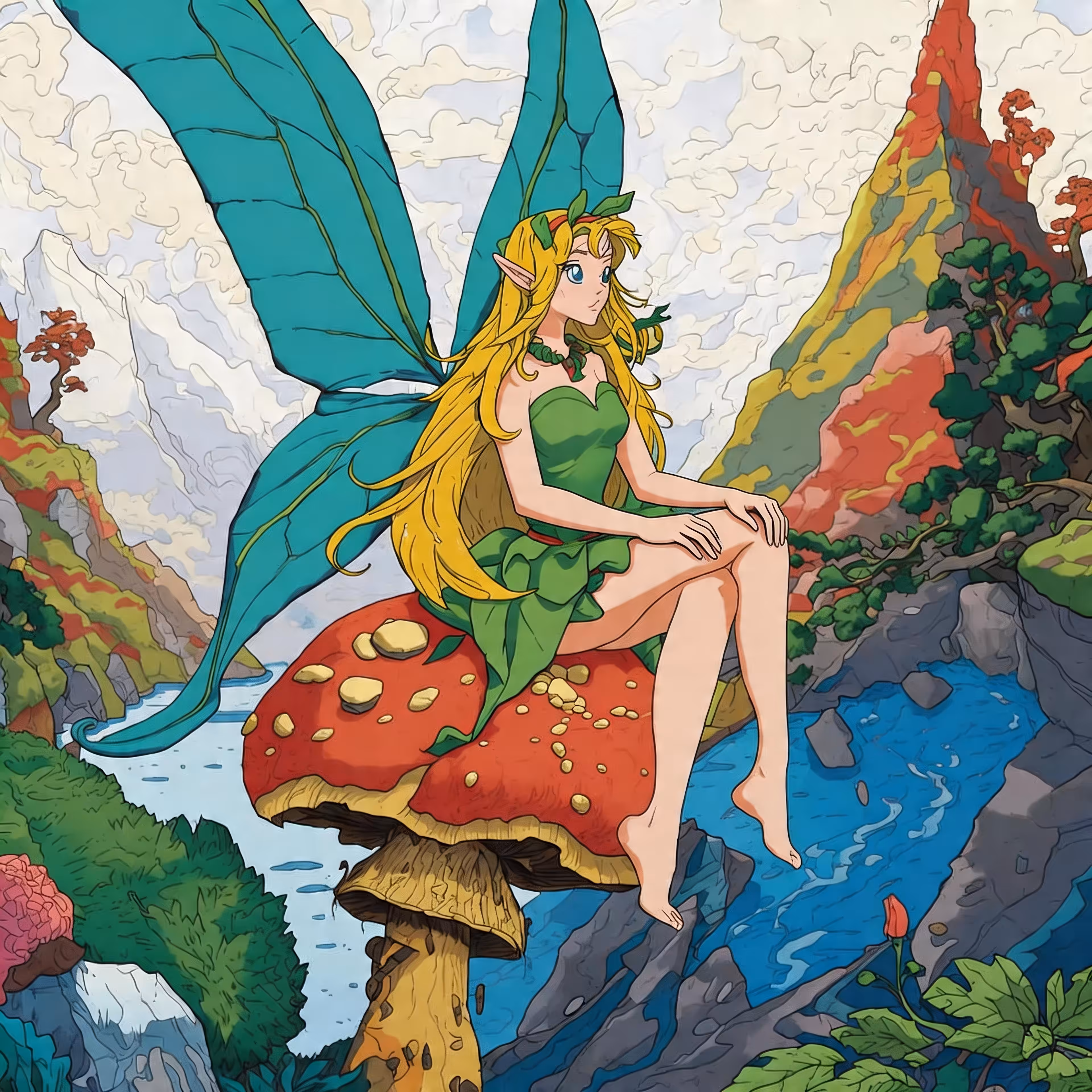 green fantasy world
