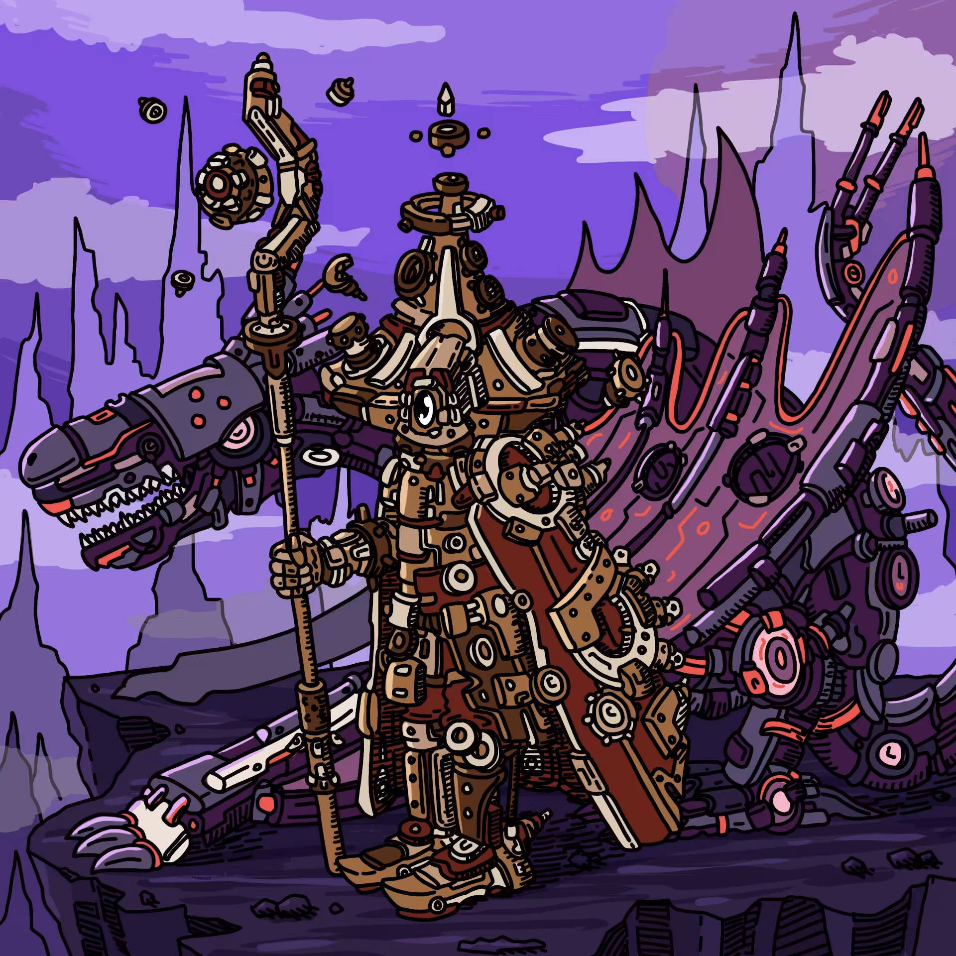 !!OEG migrate to new contract!!: Mechawizard one eyed guy #00206