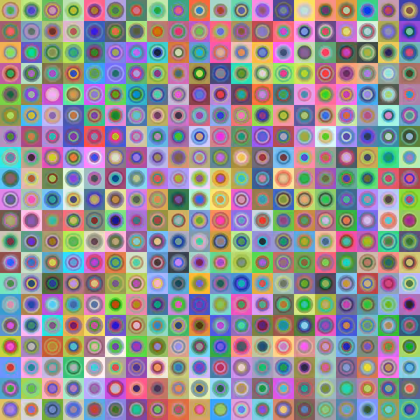 400 circles  #5