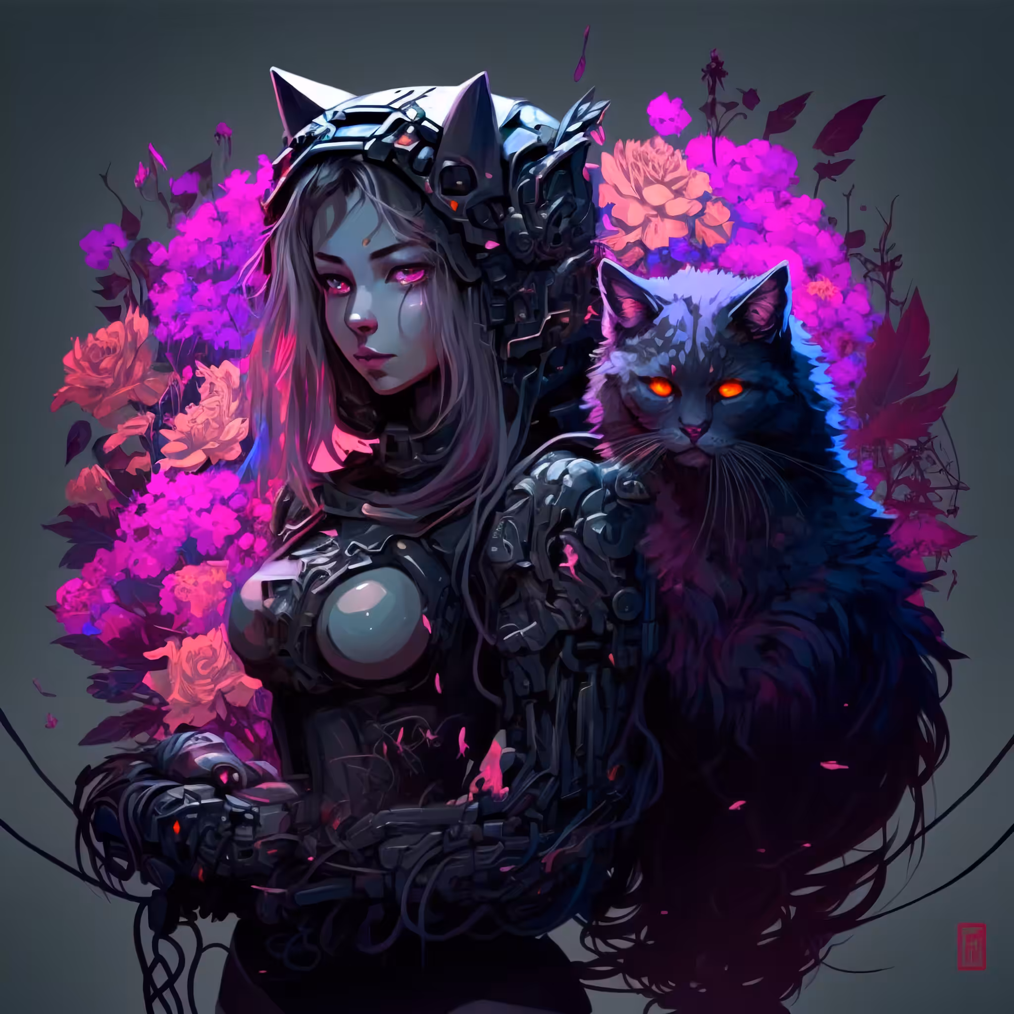 Shadow-Mecha Girl
