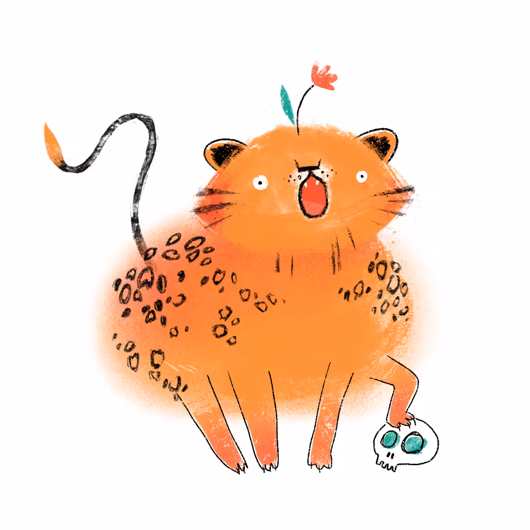 imaginary striped animals #22