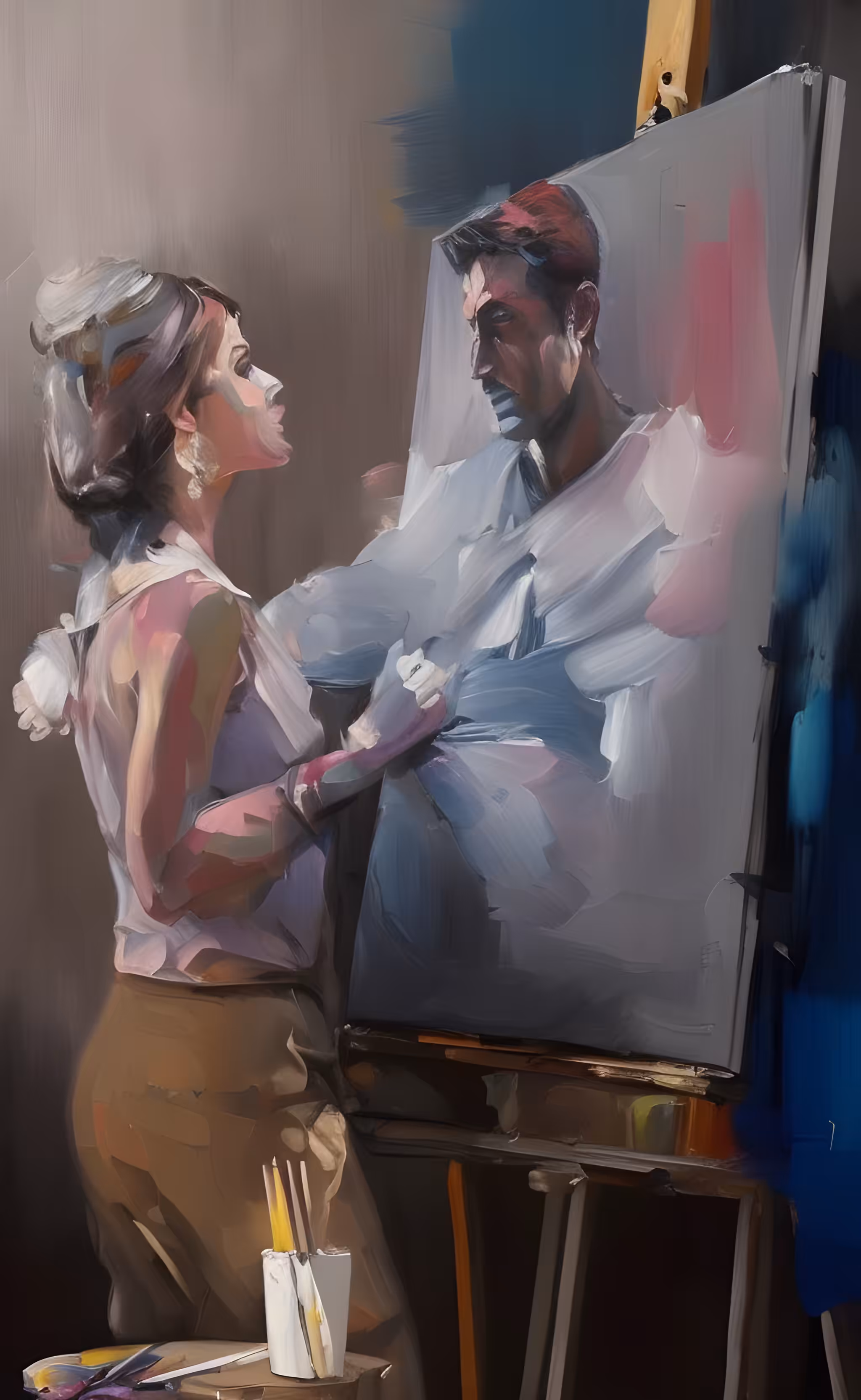 "Following Unforgettable Memories: A Painter's Love" #1