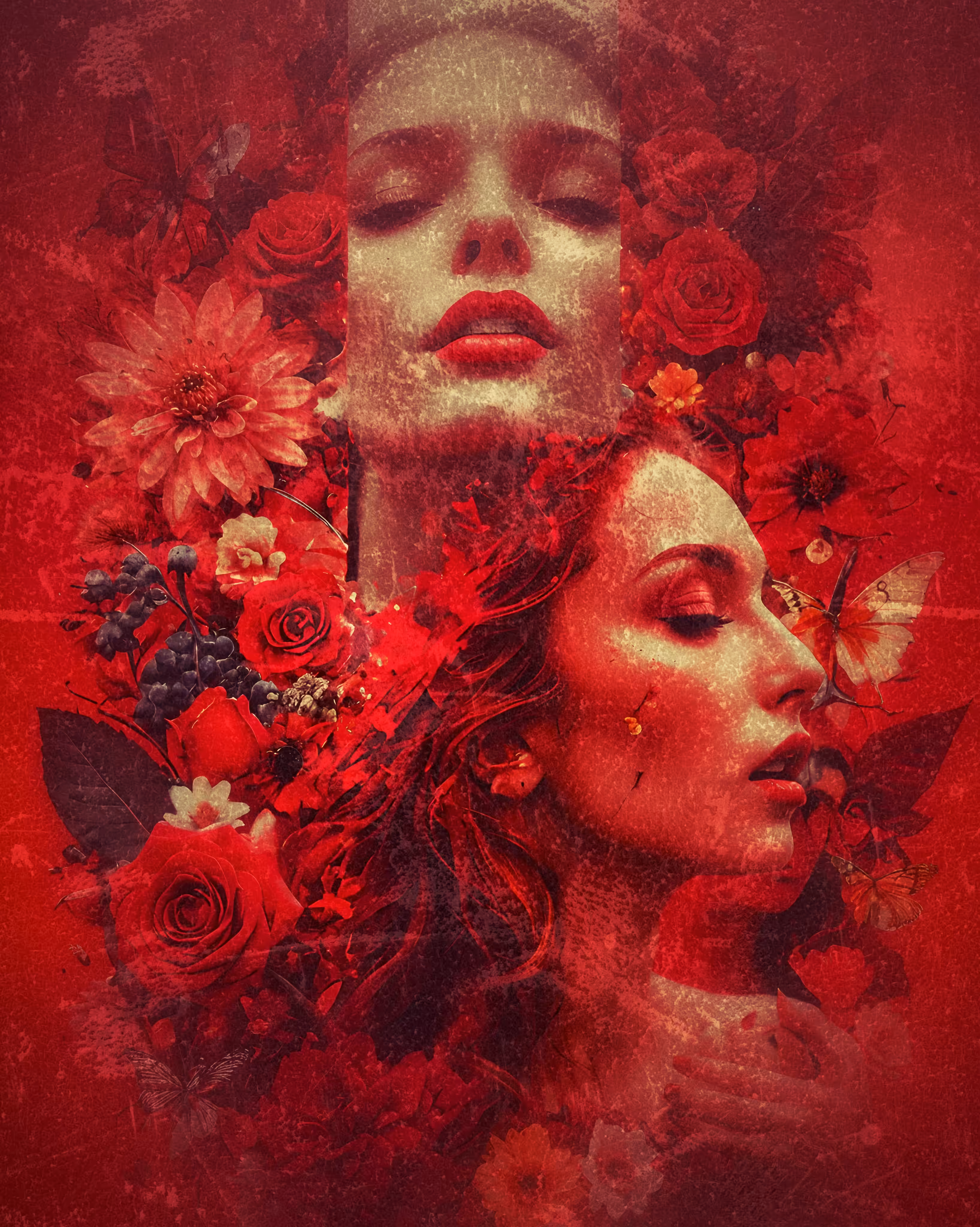 Red passion #redcollage 