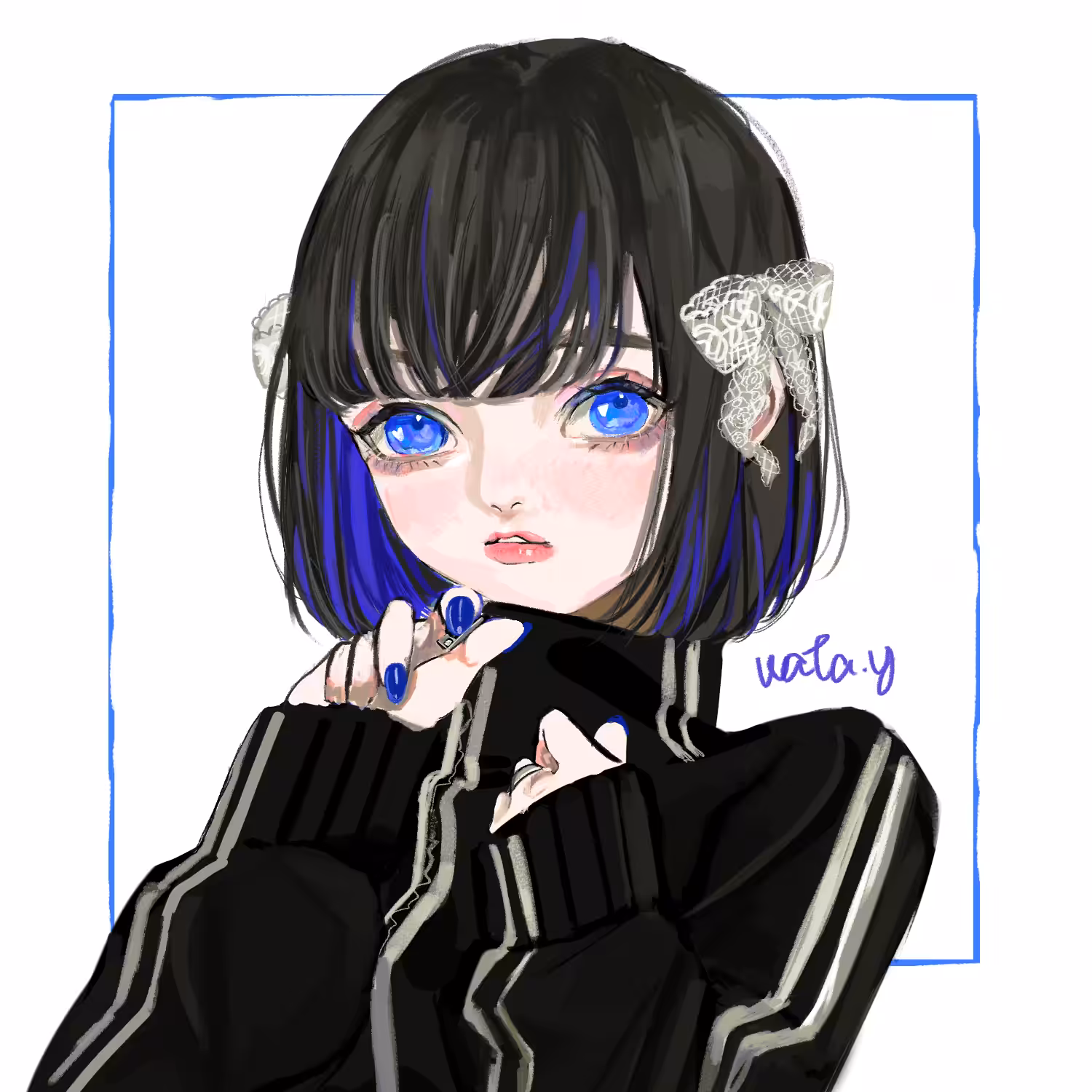 Bob hair girl　#6