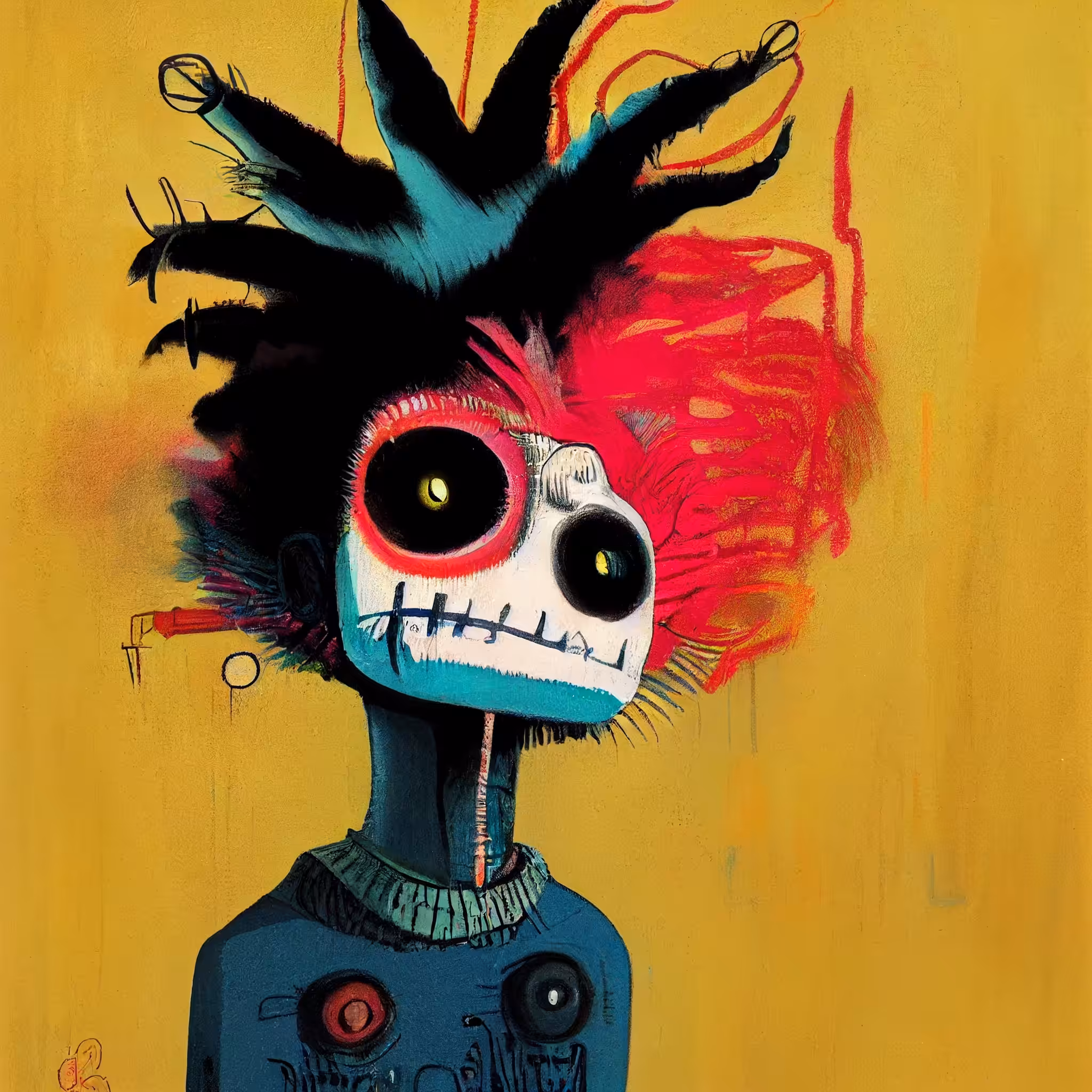 Basquiat Little Creatures: Little Creature #00225