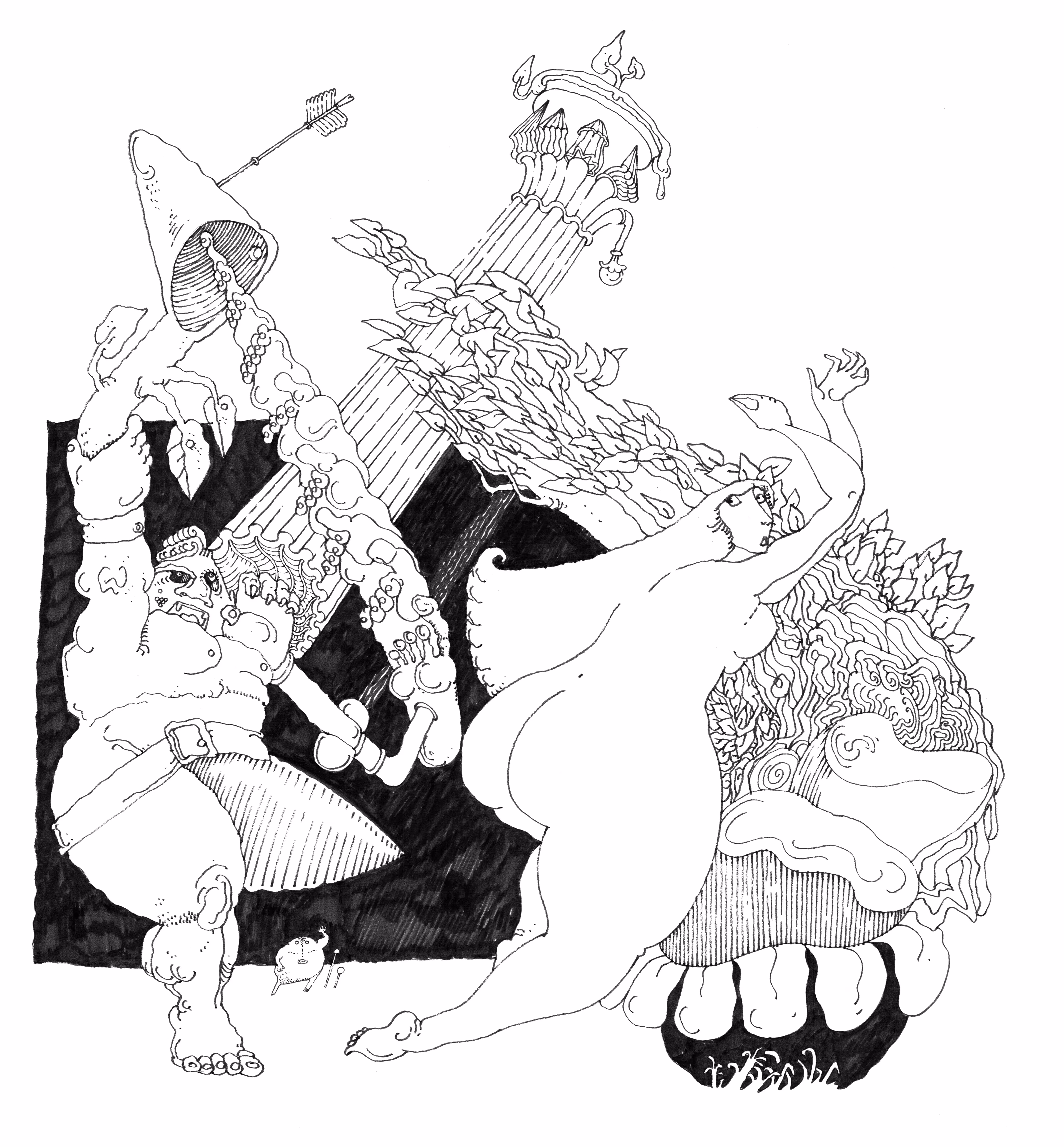 Opera Curiosa cycle – sketch 1