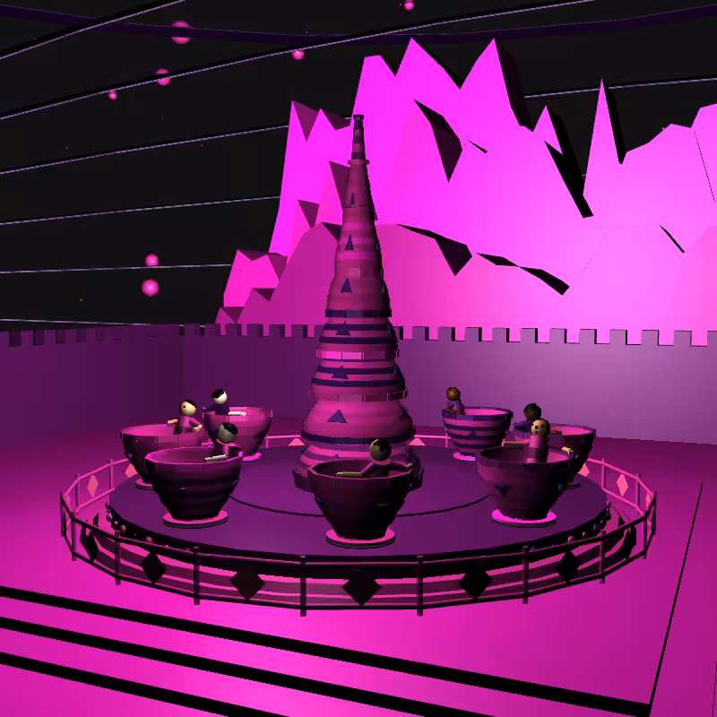 “Uncle Run” Fun Park: Tea Cup  #2