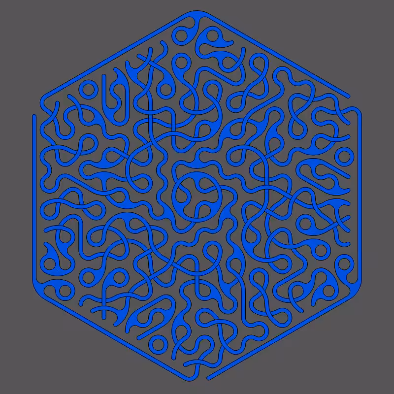 Threefold Symmetry - Dark Variations #140