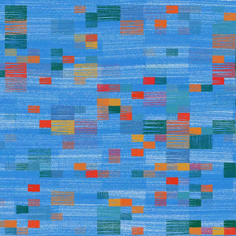 Composition #3 Patchwork Quilt #244
