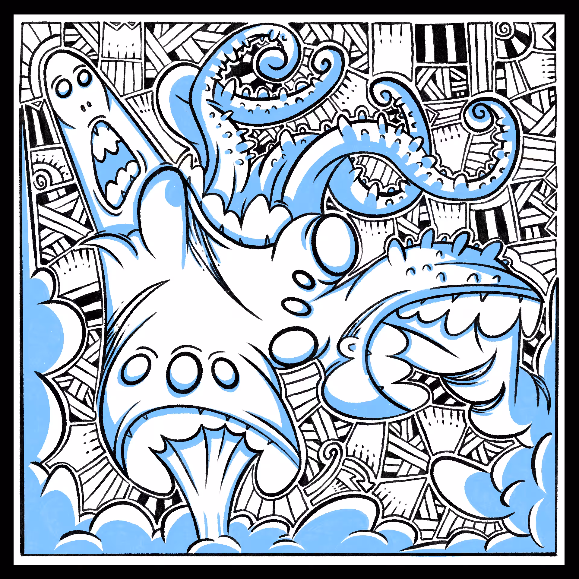 Creature 057 Lineart