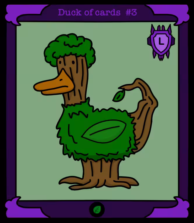 Duck of cards #3