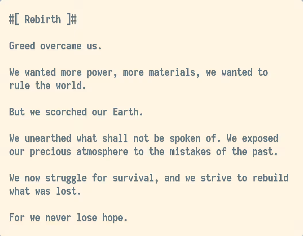 Rebirth