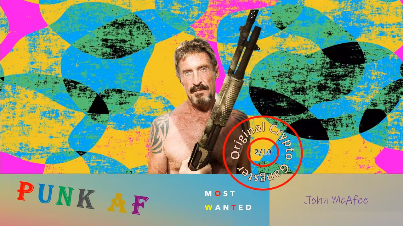 PUNK AF Collection (Most Wanted) - John McAfee 