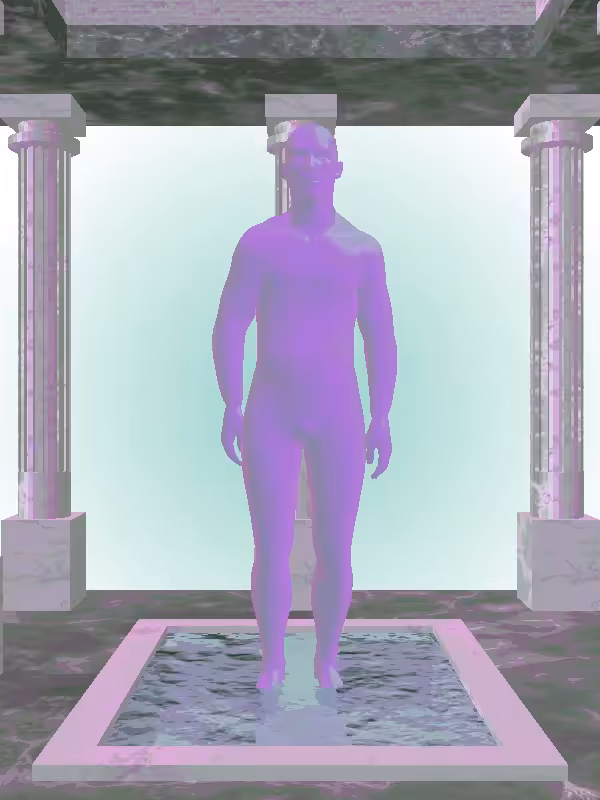 HeavenComputer: The Jumping Bright Purple Man #1173