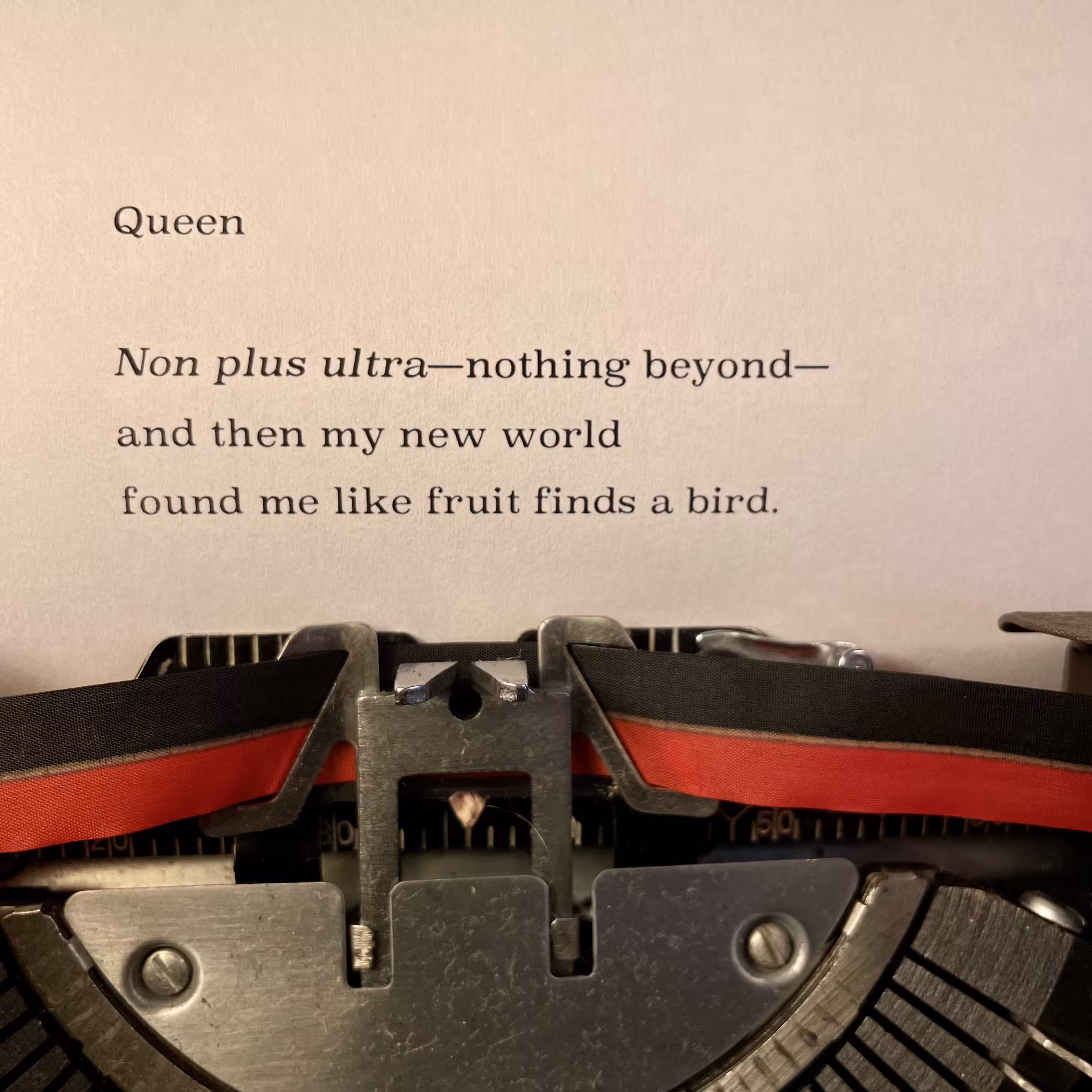 Love Poem Tercets: Queen