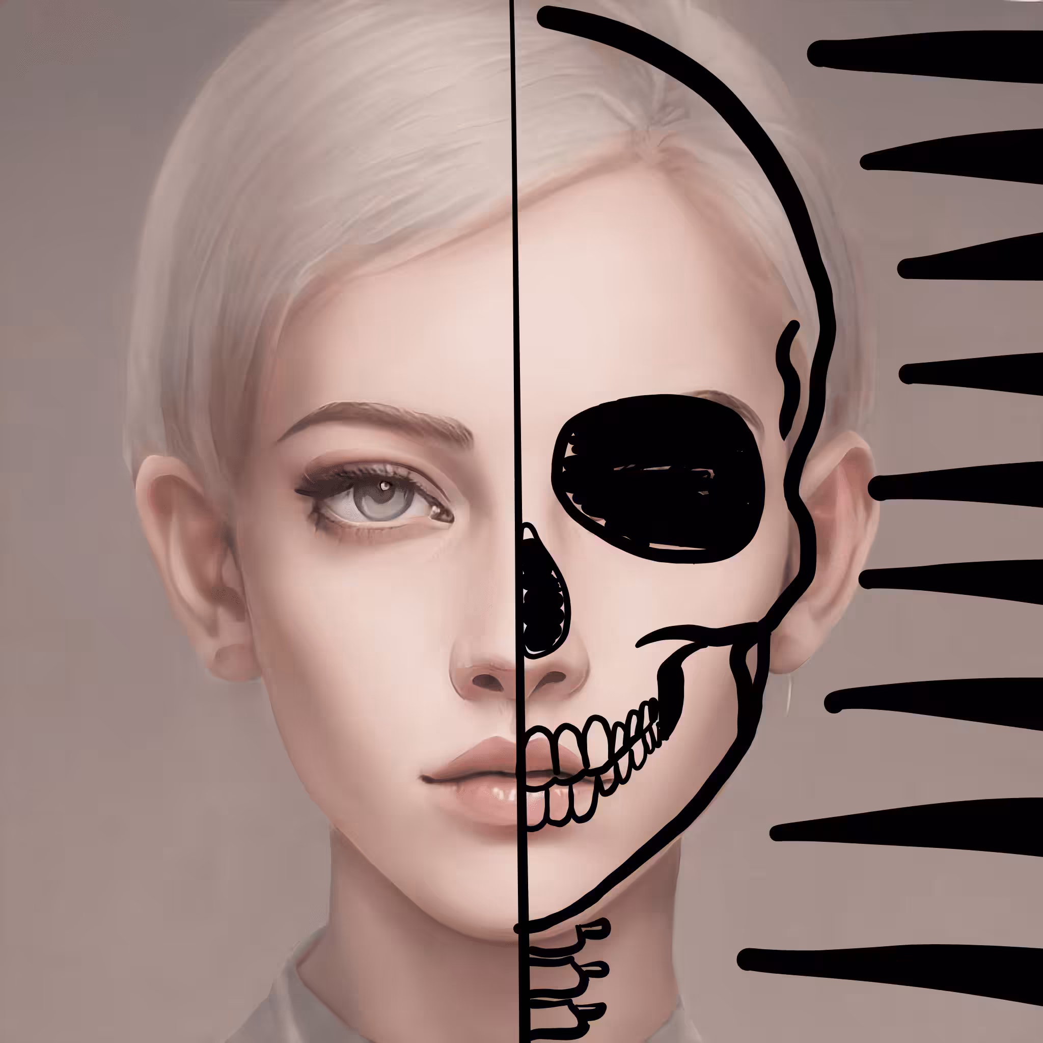 Skulled