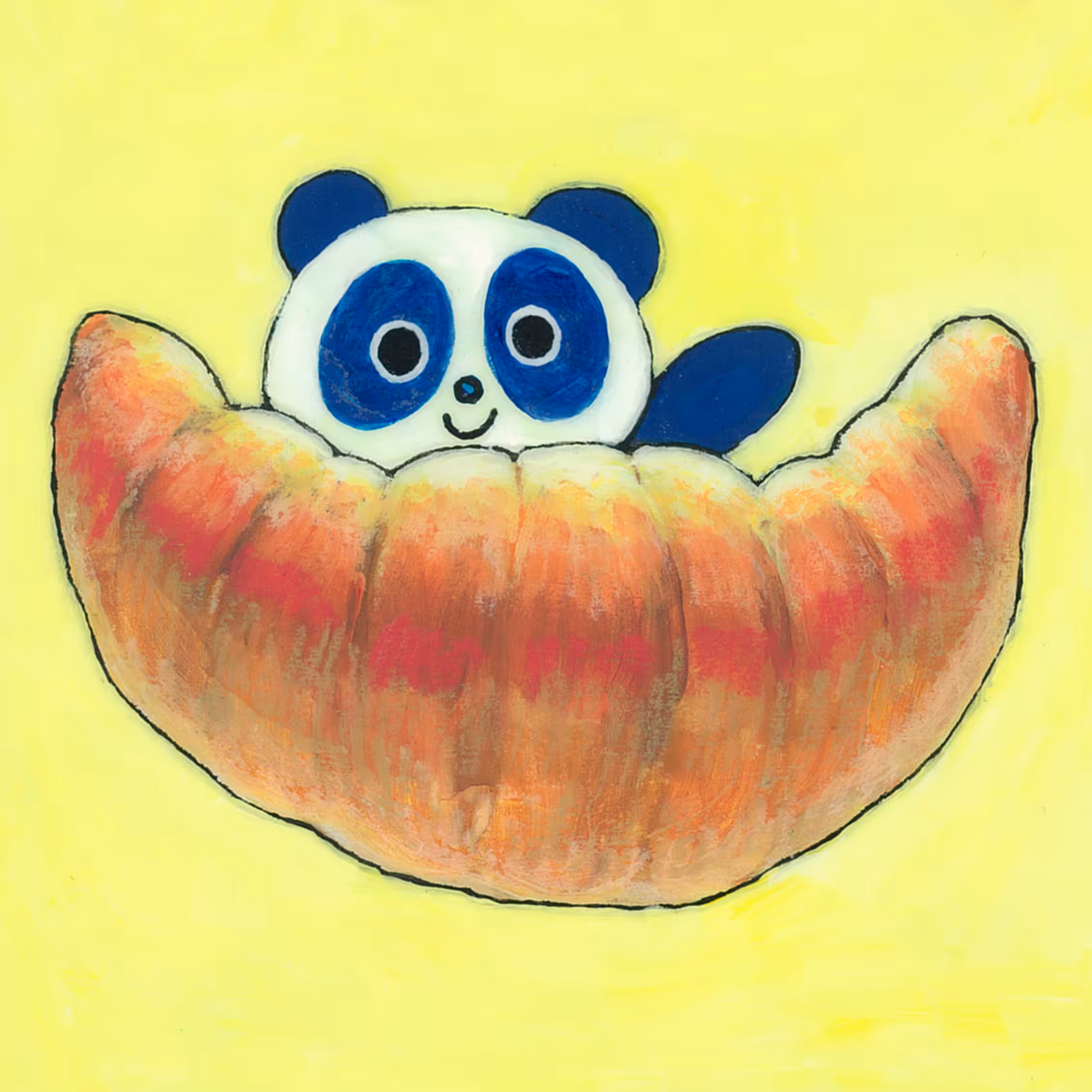 Panda Au Sourire -Croissant-