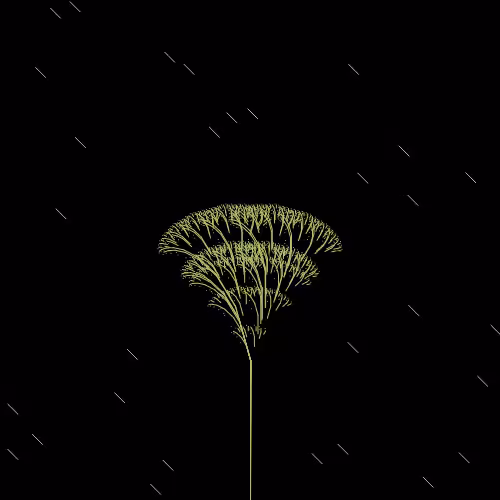 Trees in the rain #5
