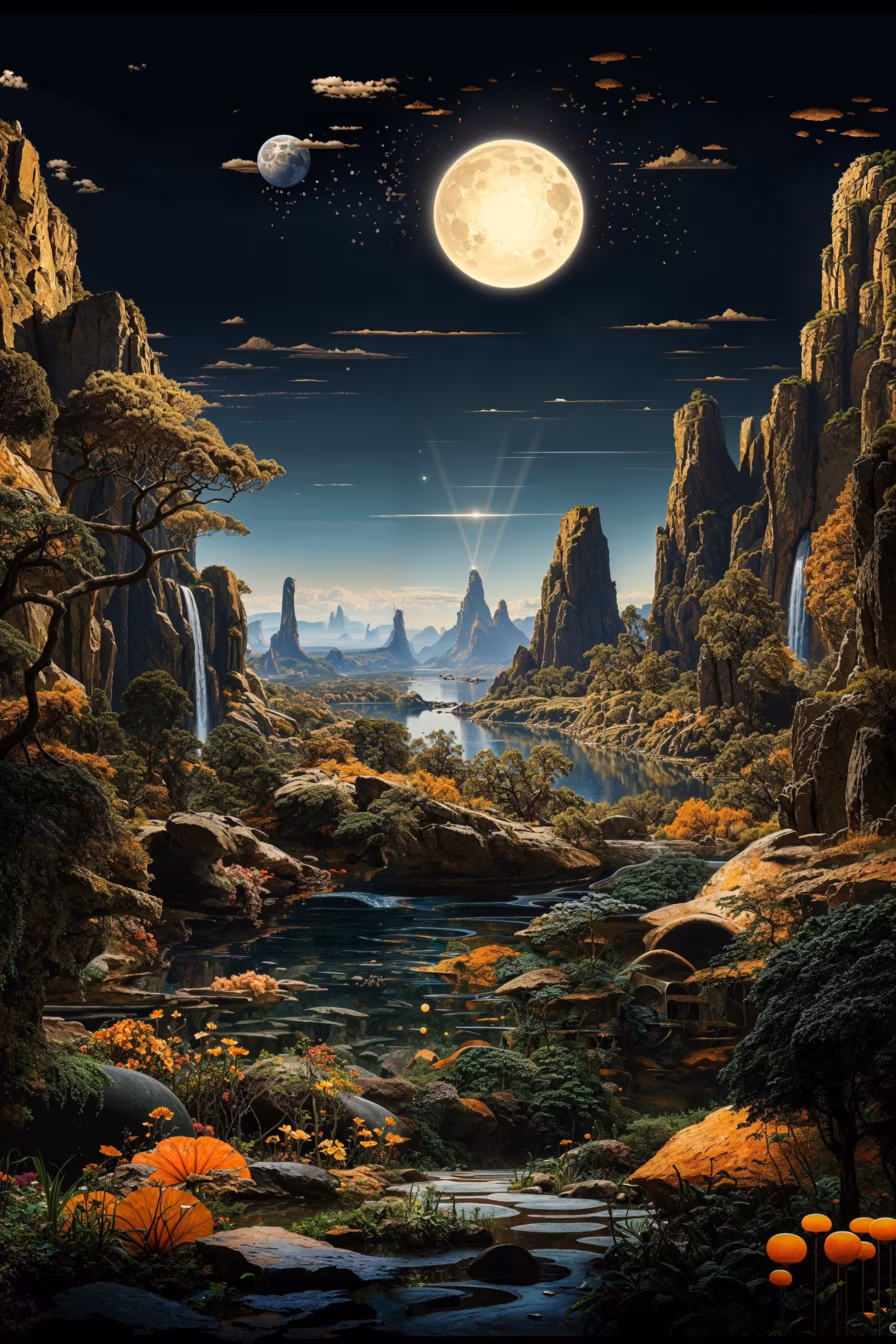 Night in the Valley