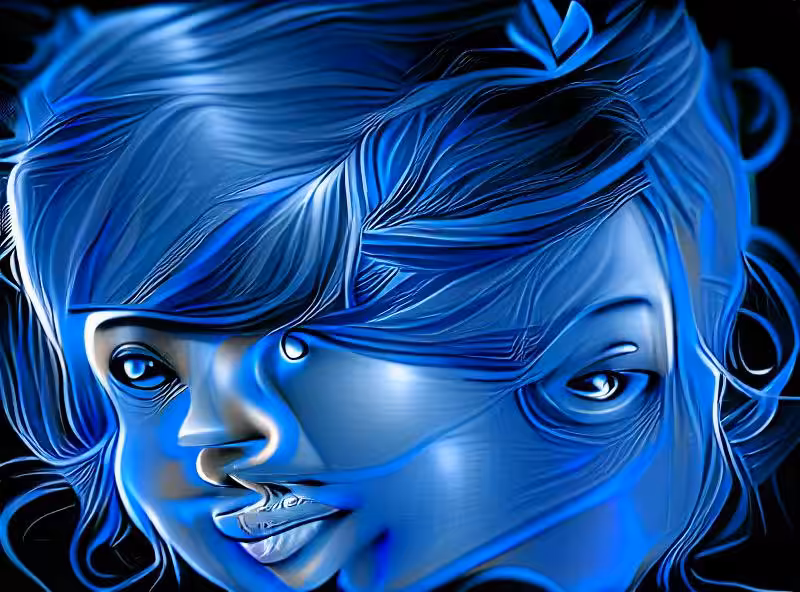 Abraham's First Works: Blue