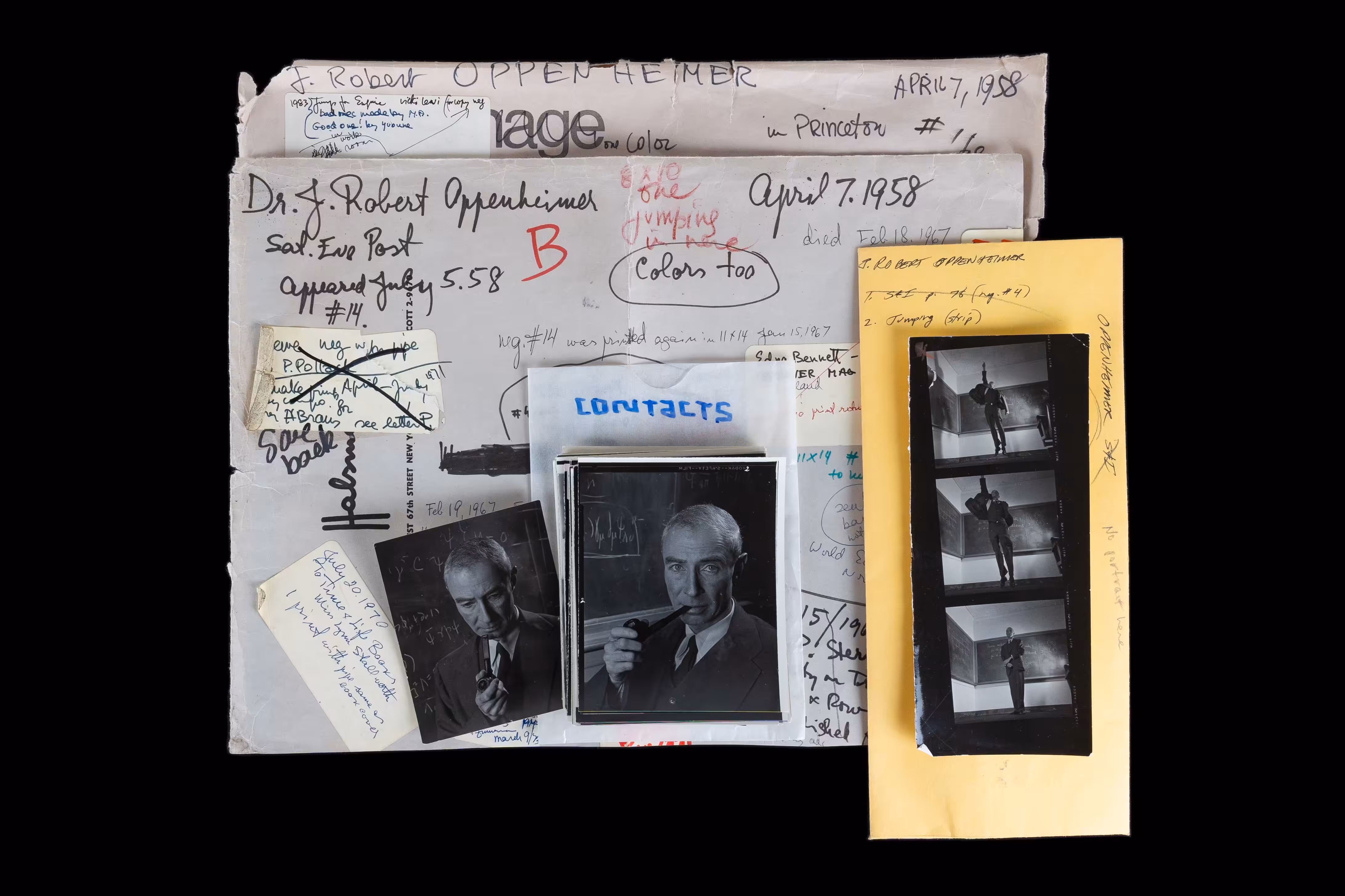 Halsman Archive File 20 -J. Robert Oppenheimer 1958