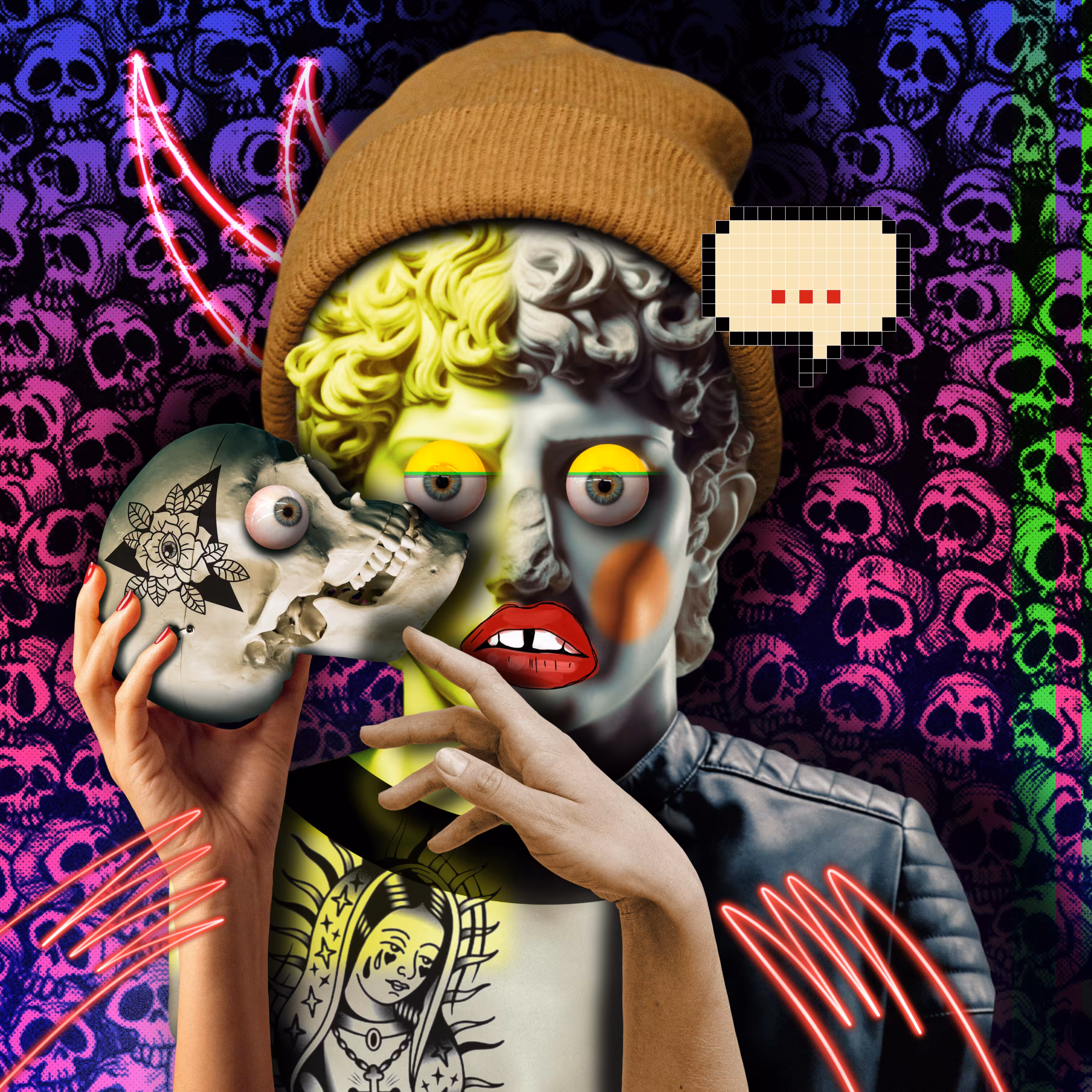 Cyber Humanoid: HUMANOID serial 5 #139 Skull