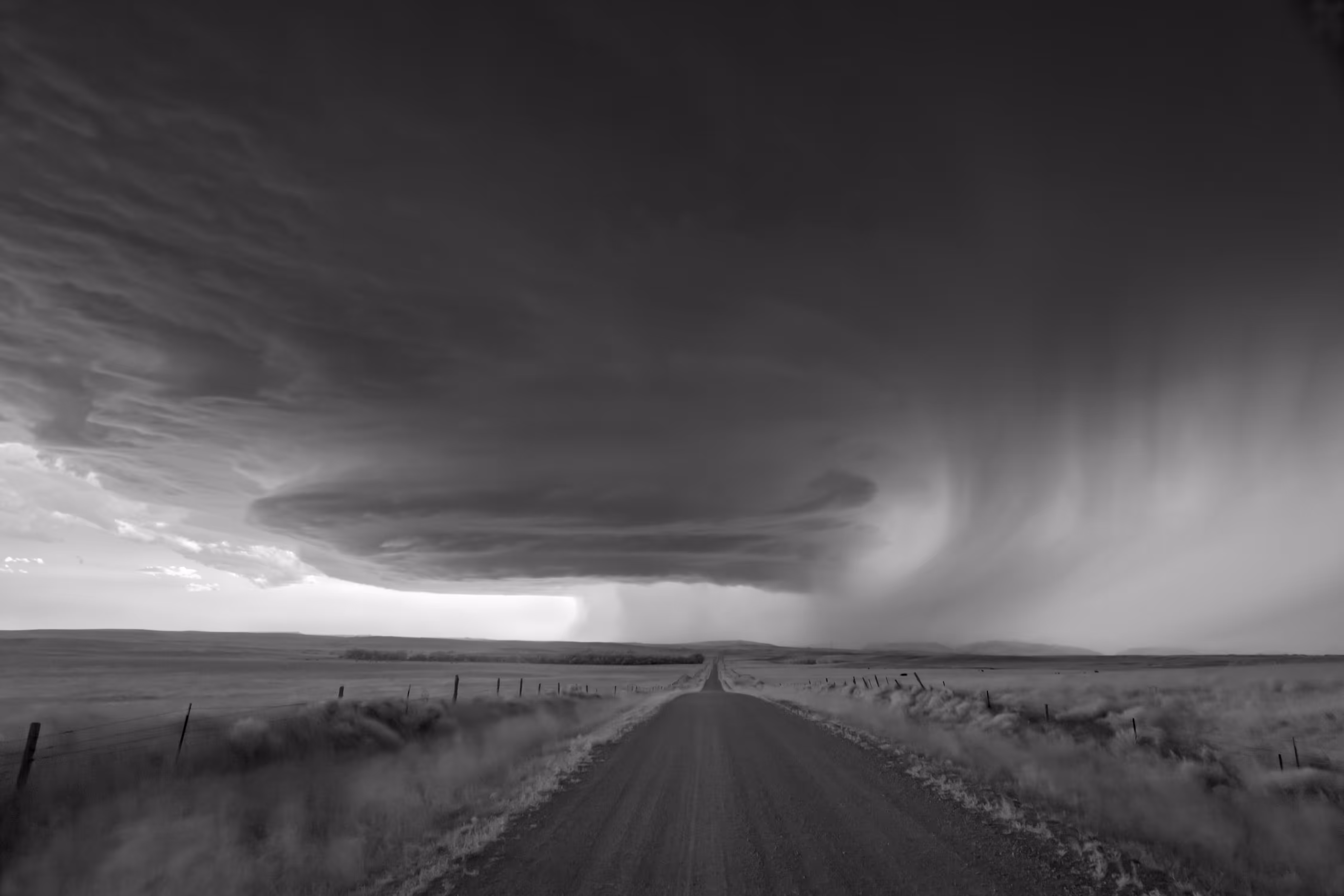 Storms - Saucer over Road 