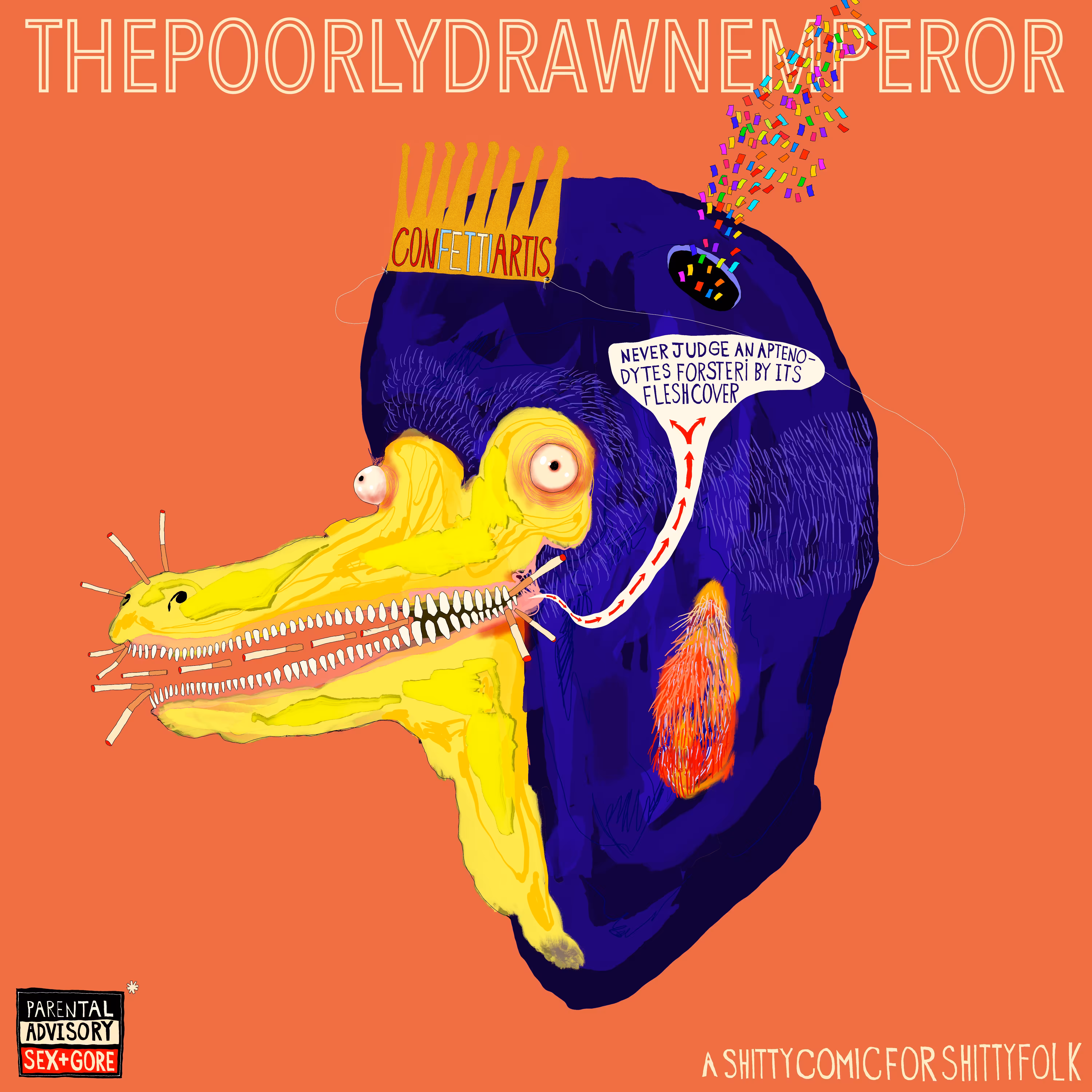 The Poorly Drawn Emperor Flesh Covering