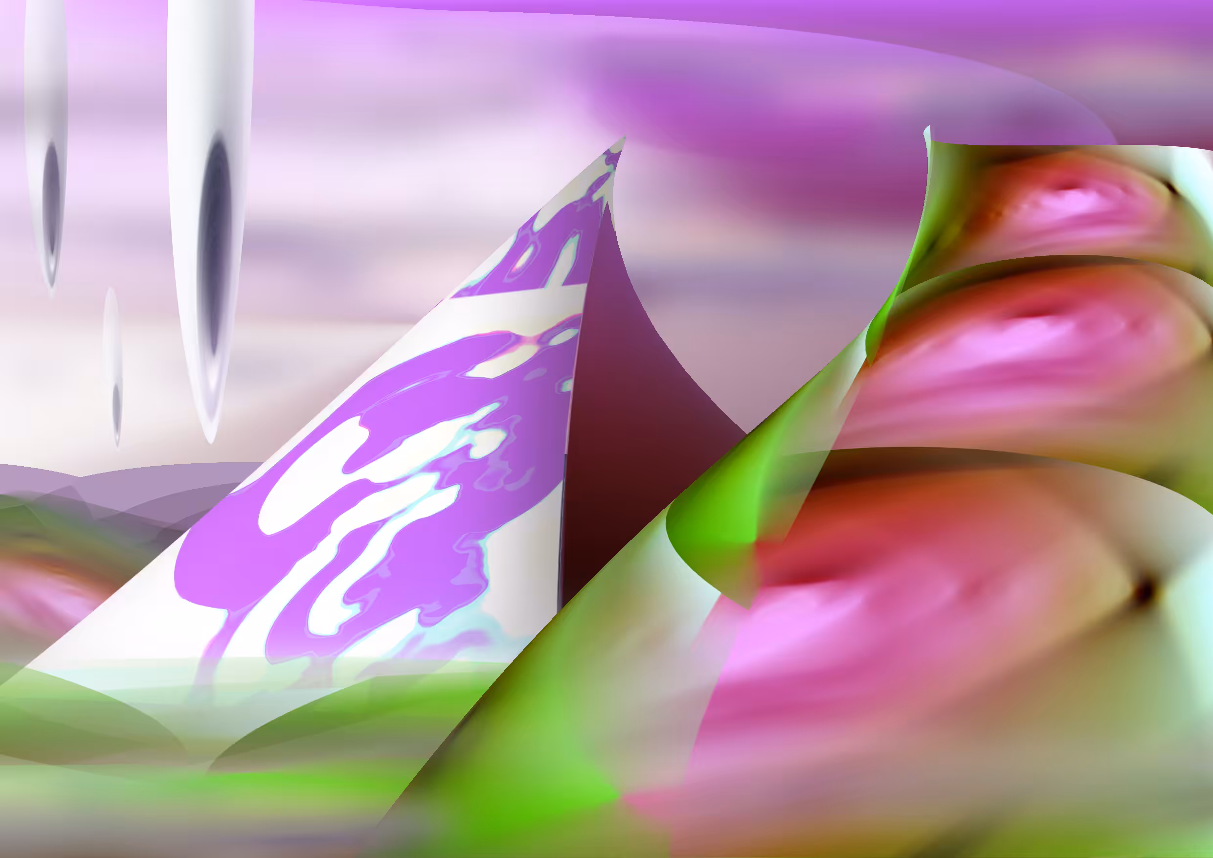 Exhibition Of Psychedelic Artworks: Warped Pyramids
