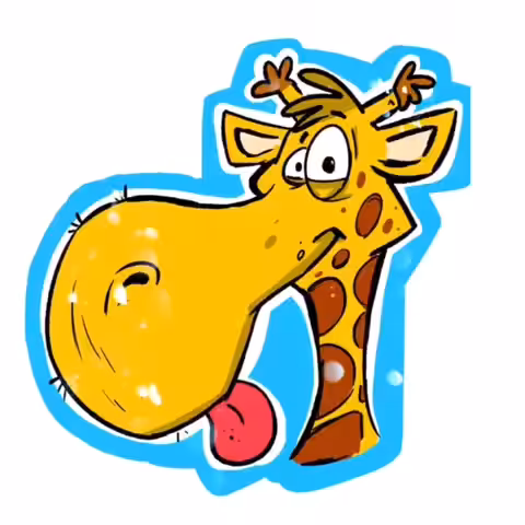 Happy giraffe 