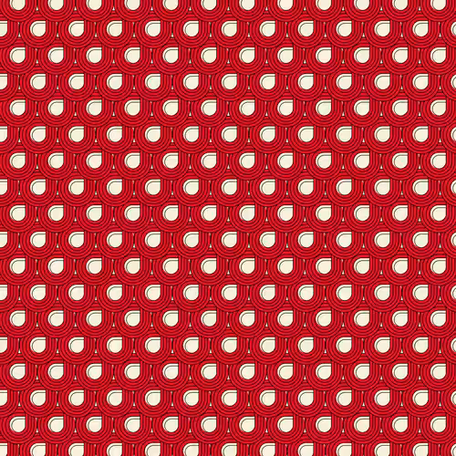 CryptoBauhuas Red Circles Poster (13x19 print shipped to you with purchase)