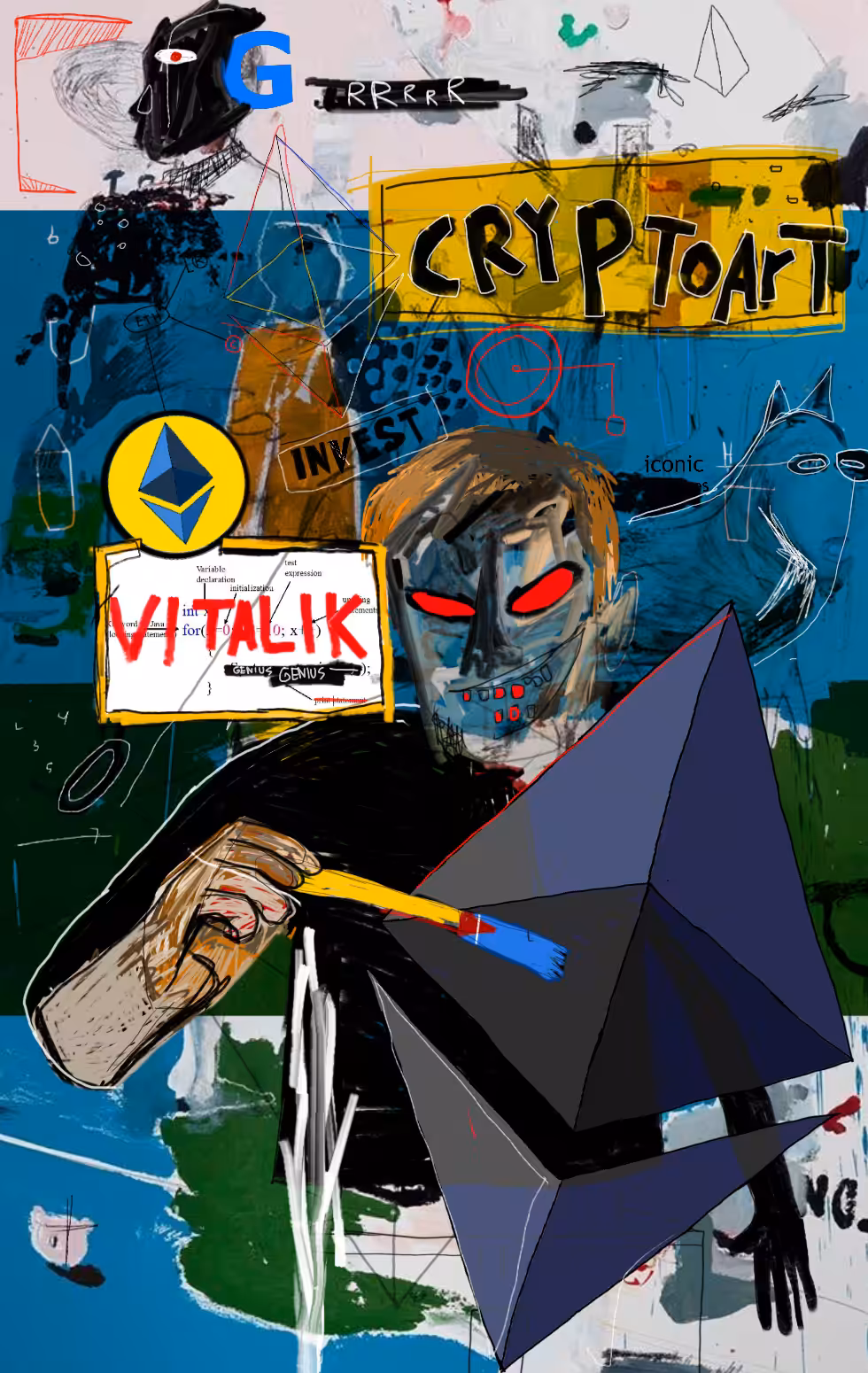 Vitalik as a Cryptoartist
