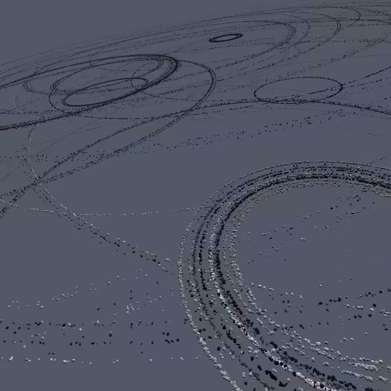 circle drops - 'the passenger' sketches #73