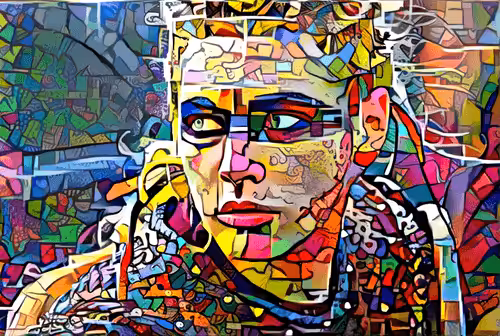 Perfect Abstract Art Polygon: Into The Battle 