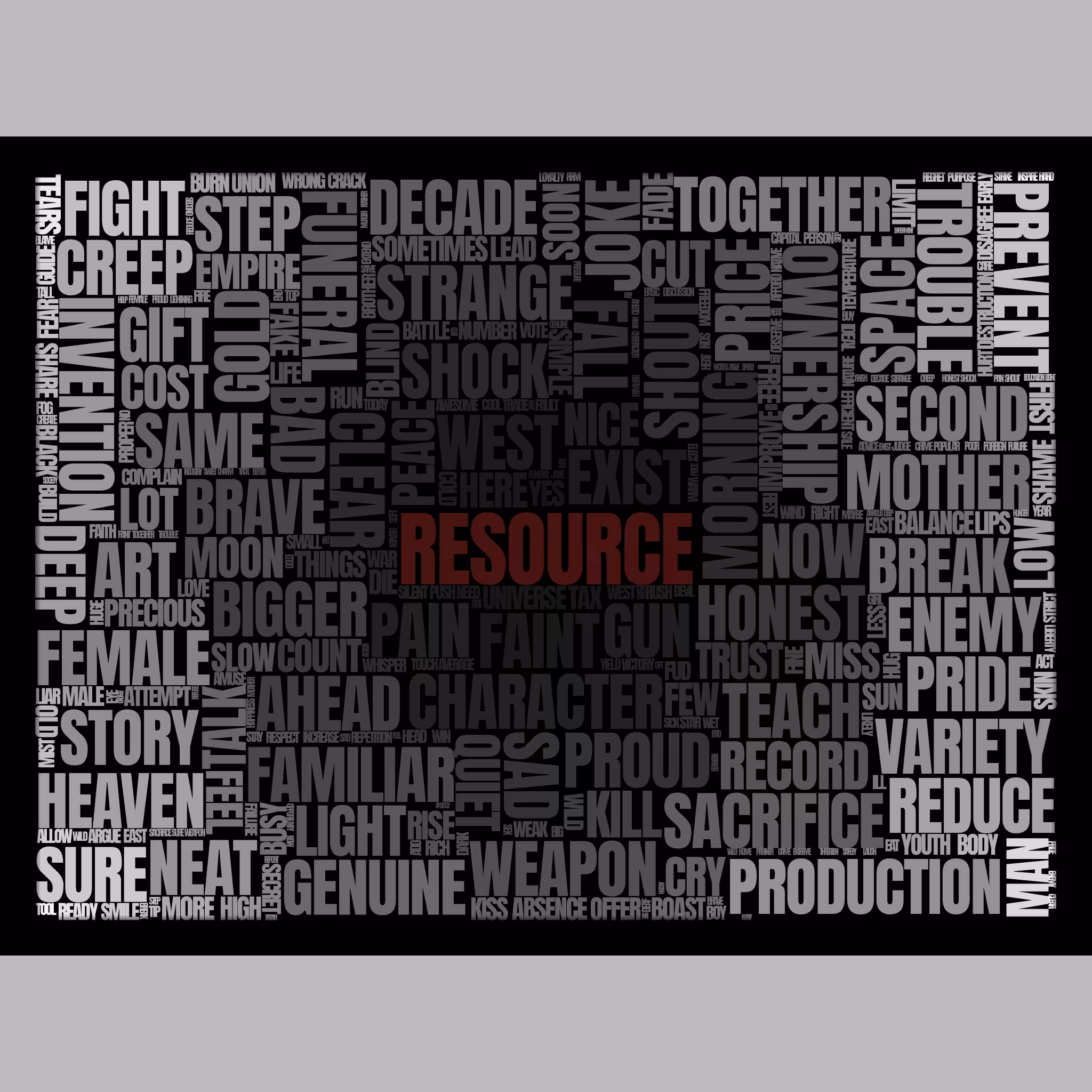 ONE WORD (Ed.1) #19