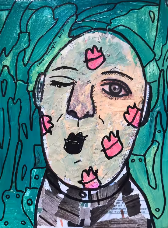 Kissed head