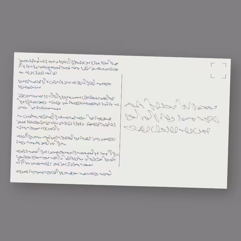 Unmailed Postcards #27