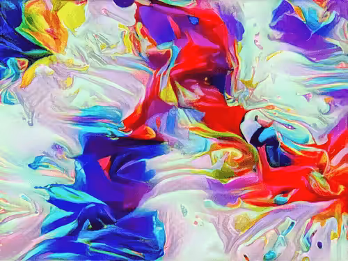 Perfect Abstract Art Polygon: Closer To The Moon 