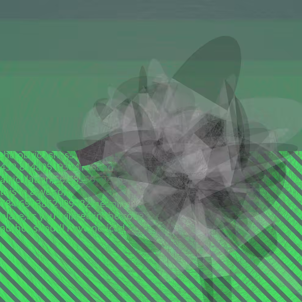 Generative composition: object in space #6