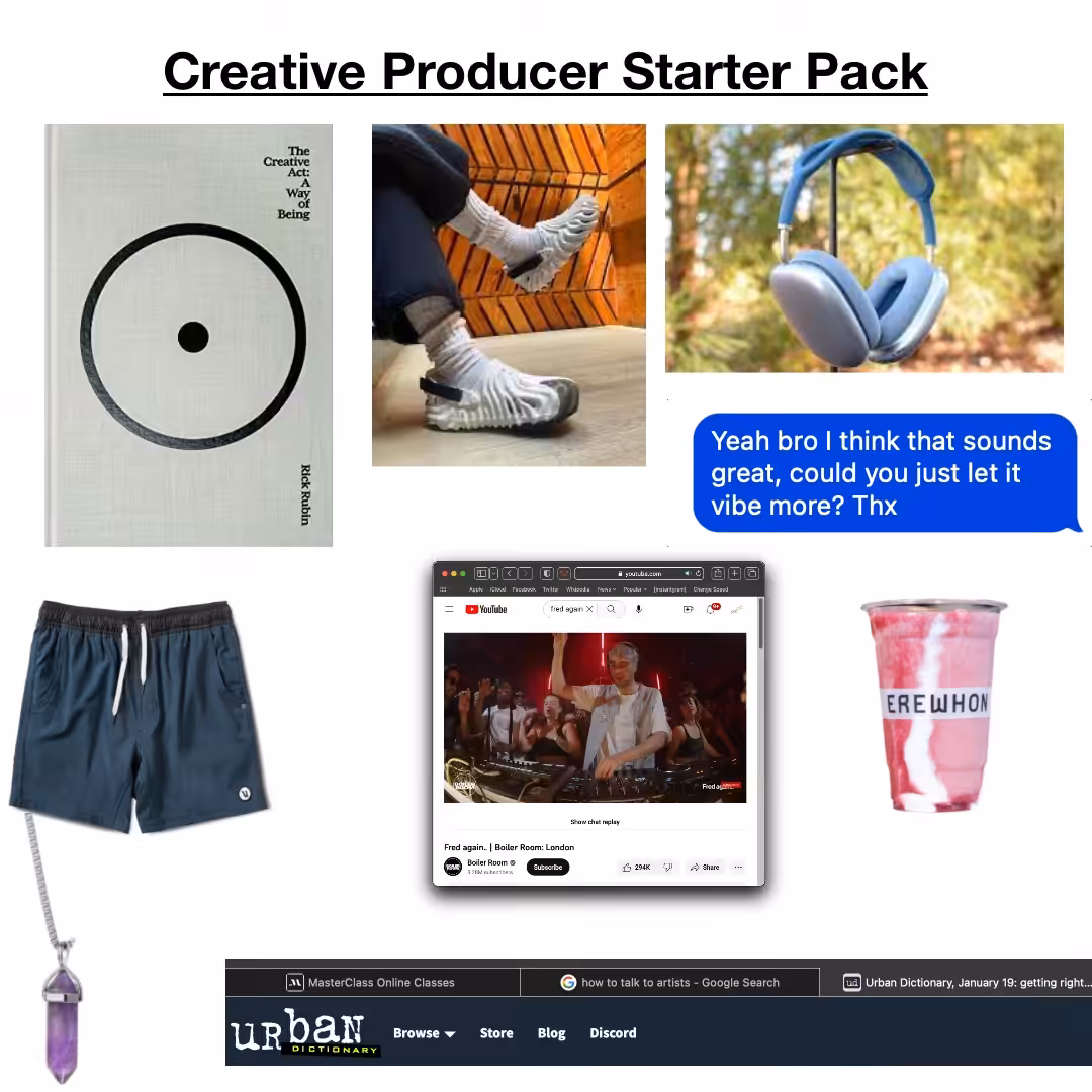 creative producer starter pack 22