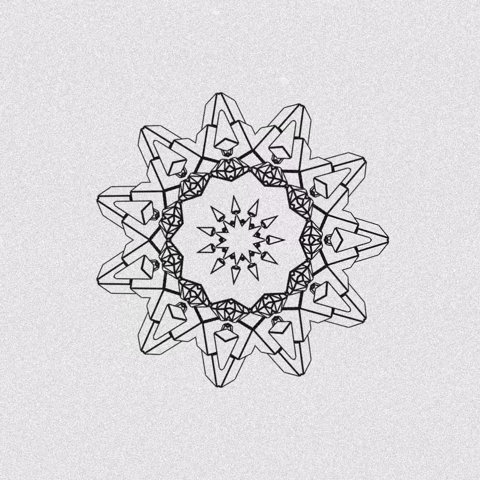 Monochrome Kaleido #461
