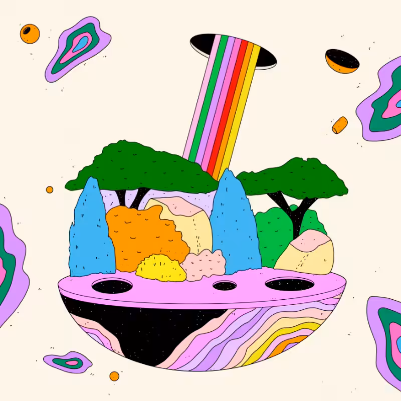 🌈🌴🪐 #133